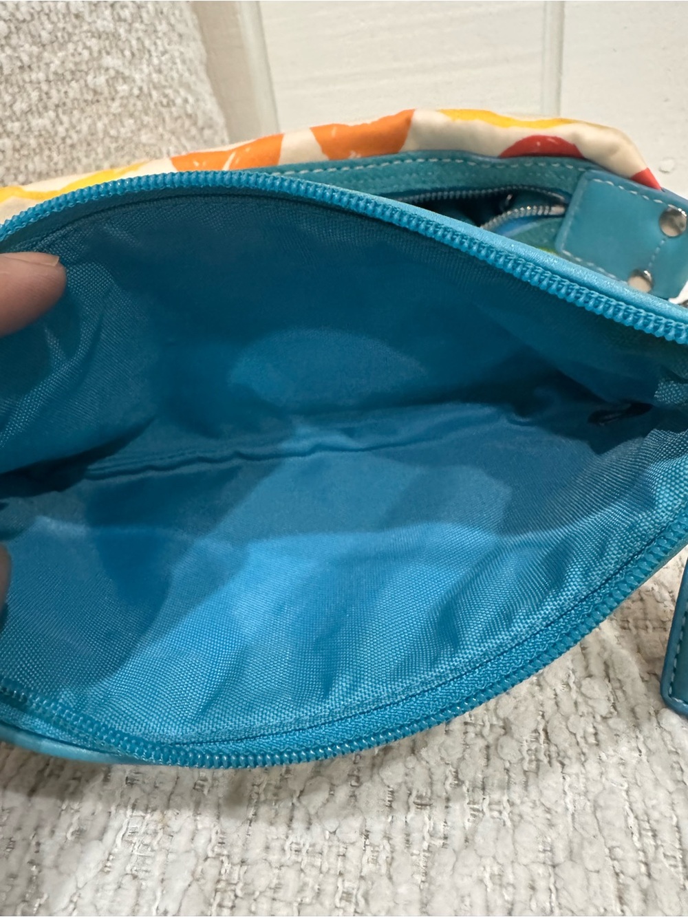 vintage Coach Hamptons Weekend Scribble Hobo Bag w/ matching wristlet - Picture 5 of 8